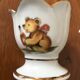 Limoges porcelain teddy bear egg cup