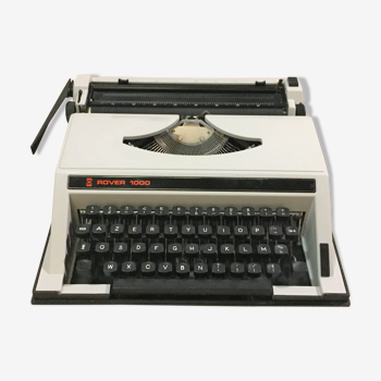 Machine à écrire Rover 1000 avec valise d'origine