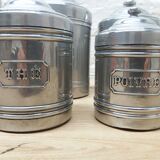 Series 6 aluminium spice jars