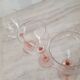 6 Verres à Eau ou Vin / verre à pied Rose par Luminarc