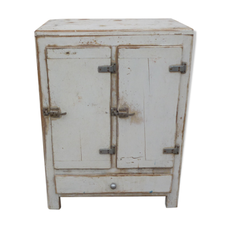 Vintage fridge cabinet with drawer