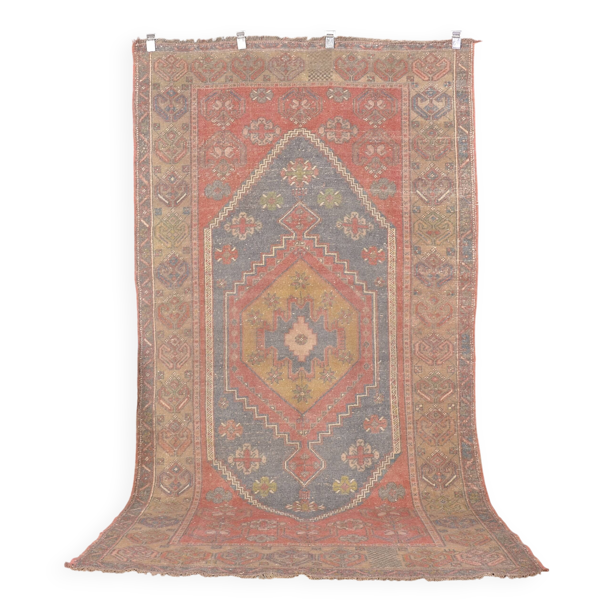 Oushak Handmade Tribal Carpet Sku 2427