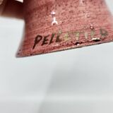 Georges Pelletier soliflore vase in fine gold rose ceramic, France.