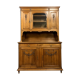 Buffet two bodies Louis XVI in solid walnut with blond patina around 1880-1900