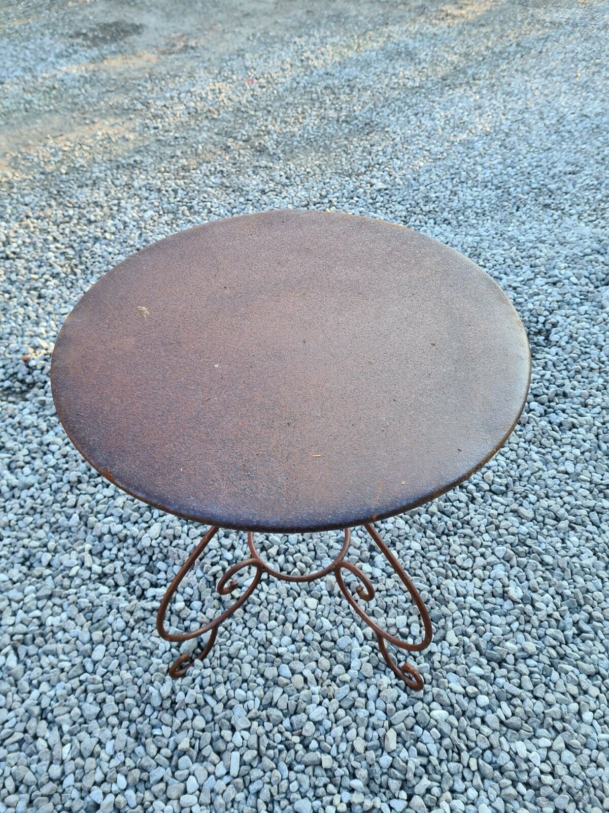 Iron garden table