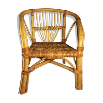 Children's rattan chair