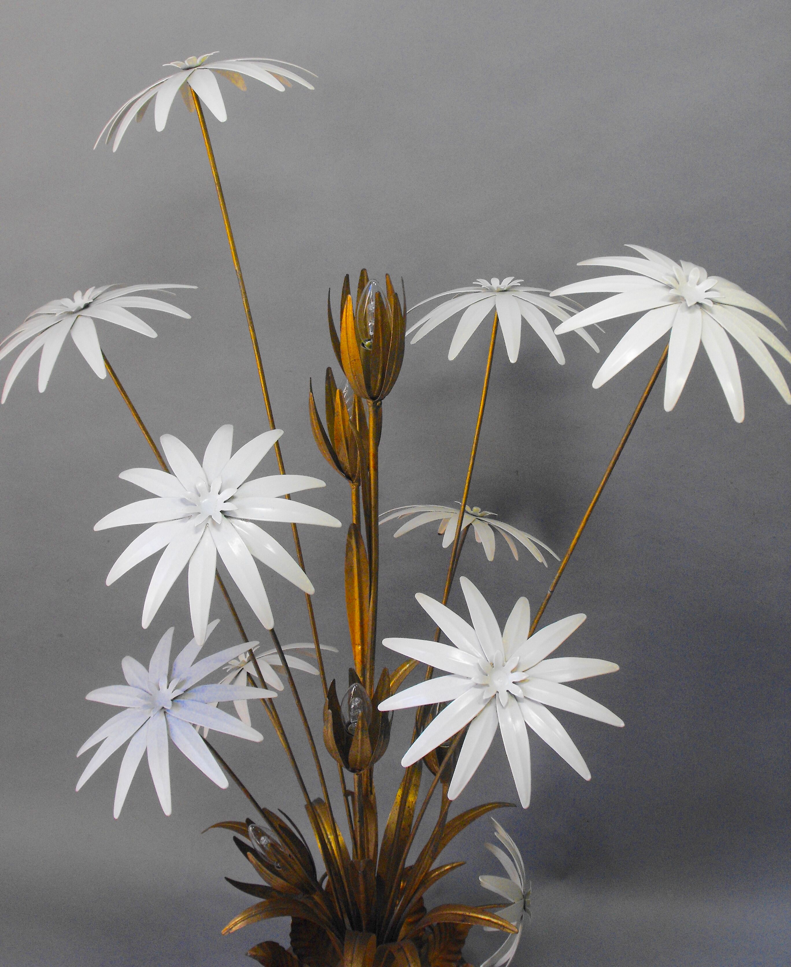 Floral lamp by Hans Kogl from the 70s.