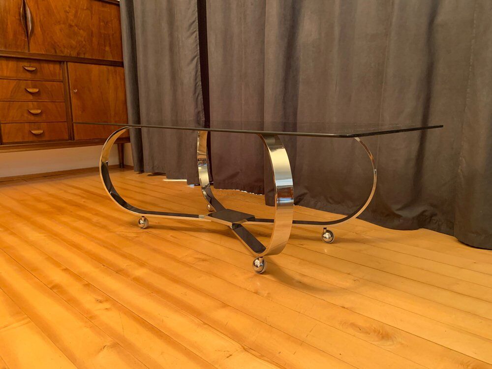 Mobile coffee table, Italy, 1970s
