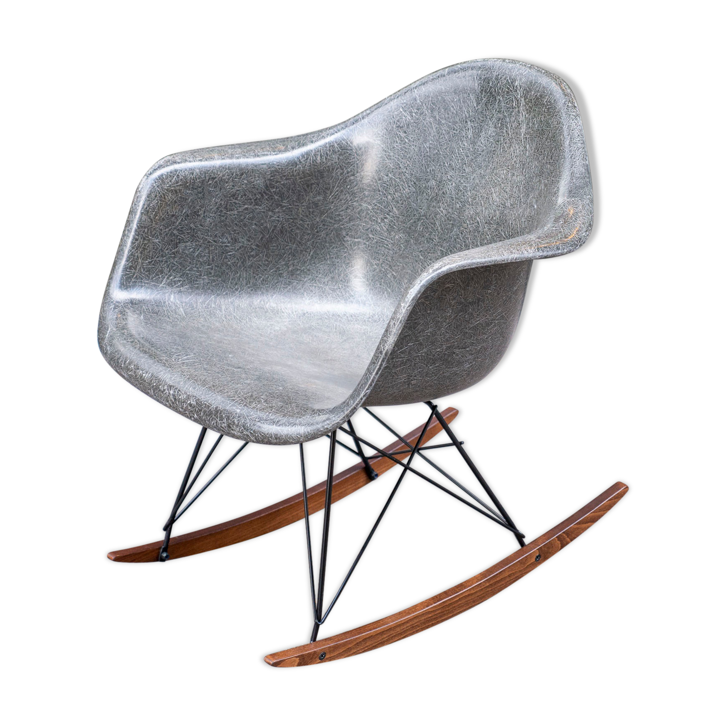 Rocking chair Elephant grey de Charles & Ray Eames pour Herman Miller