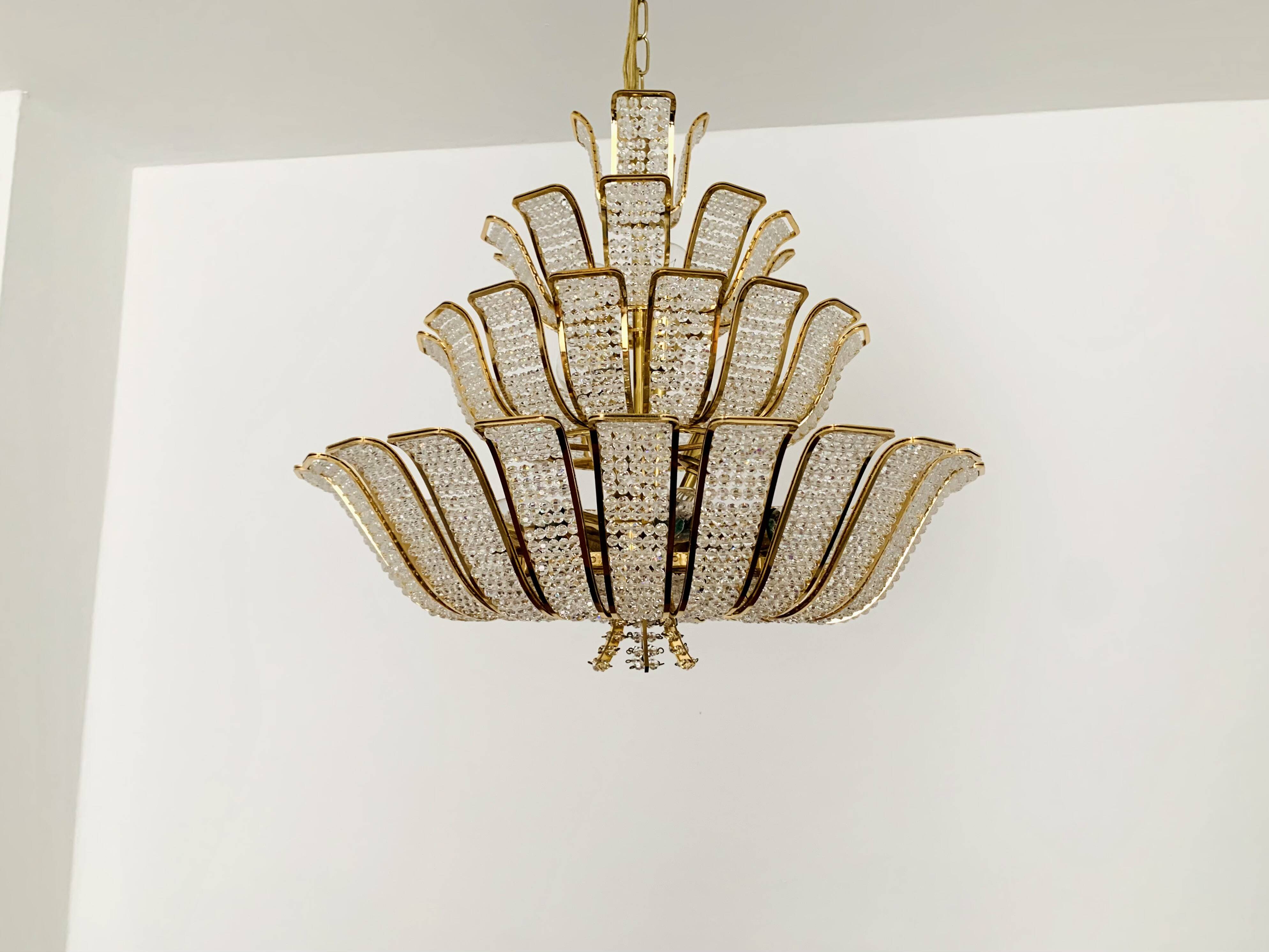 Lustre en cristal de Palwa