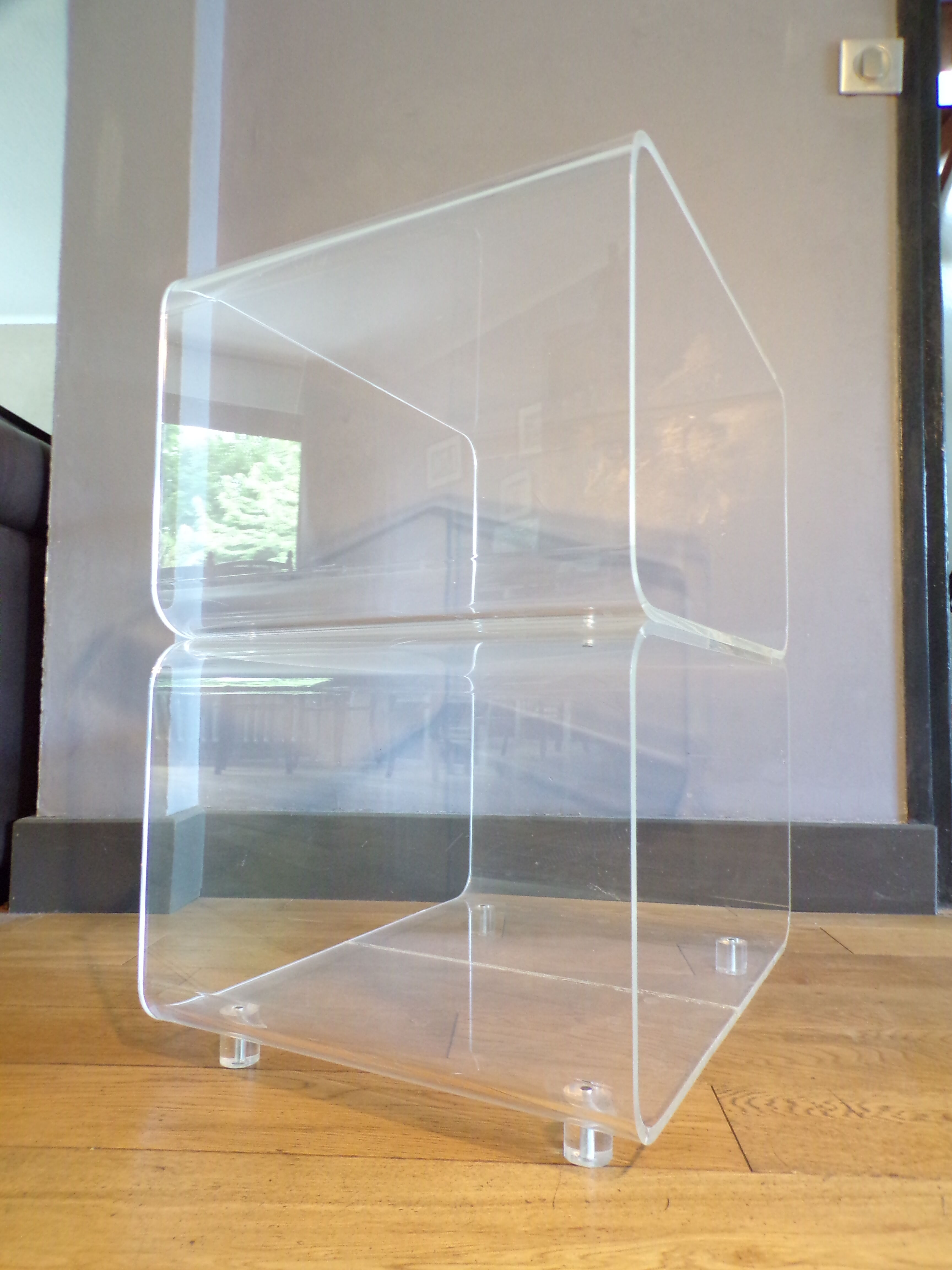 Vintage plexiglass cabinet