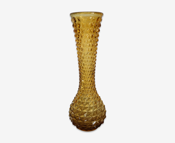 Italian bubble vase Empoli glass | Selency