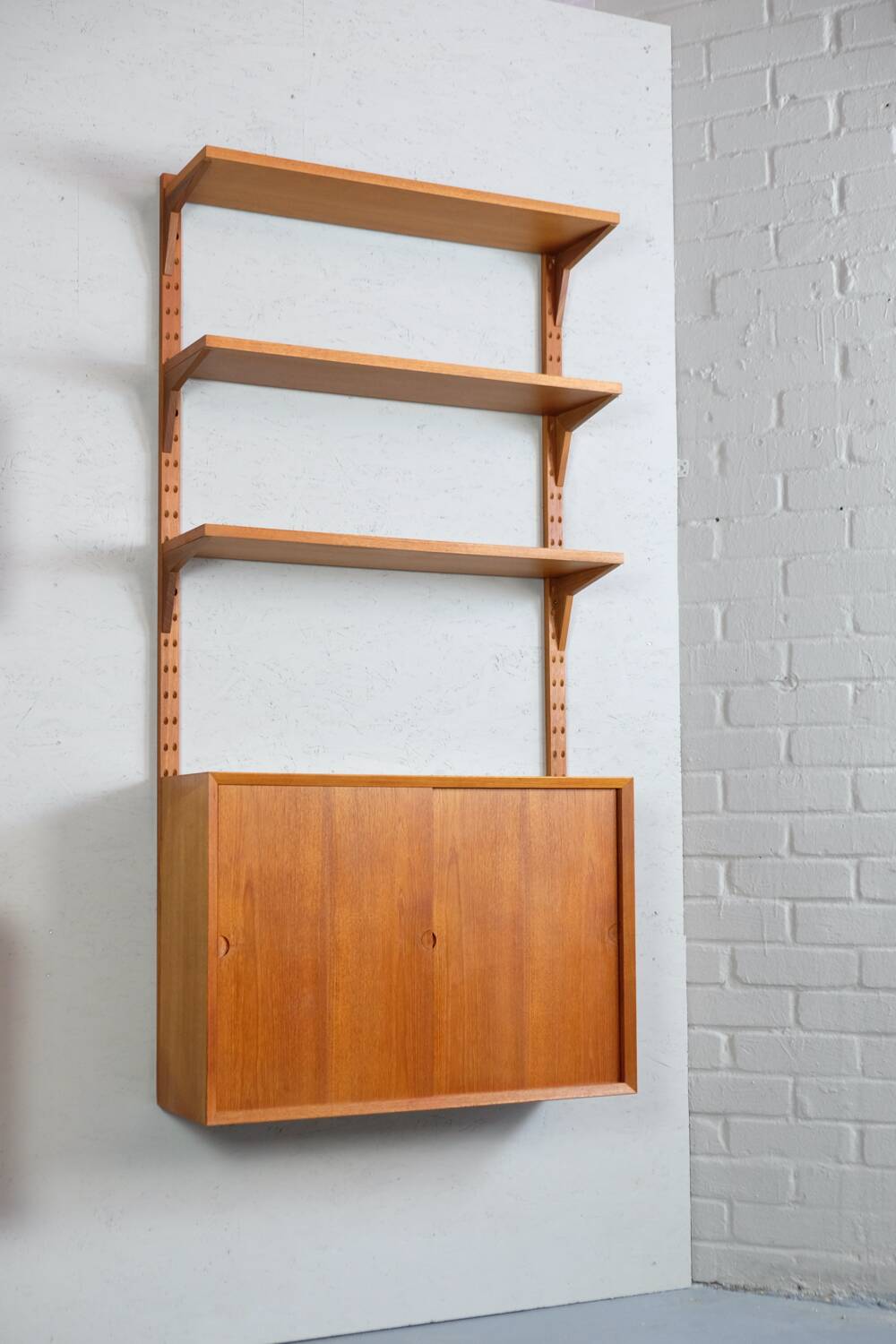 Danish Teak Wall Unit by Poul Cadovius 60s MidCentury Design