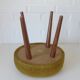 Vintage Space Age Stool: Mid Century Ottoman, Yugoslavia 1960s