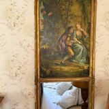 Antique gilded trumeau.