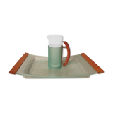 Vintage pitcher and tray