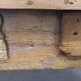 Rustic farmhouse table with drawers