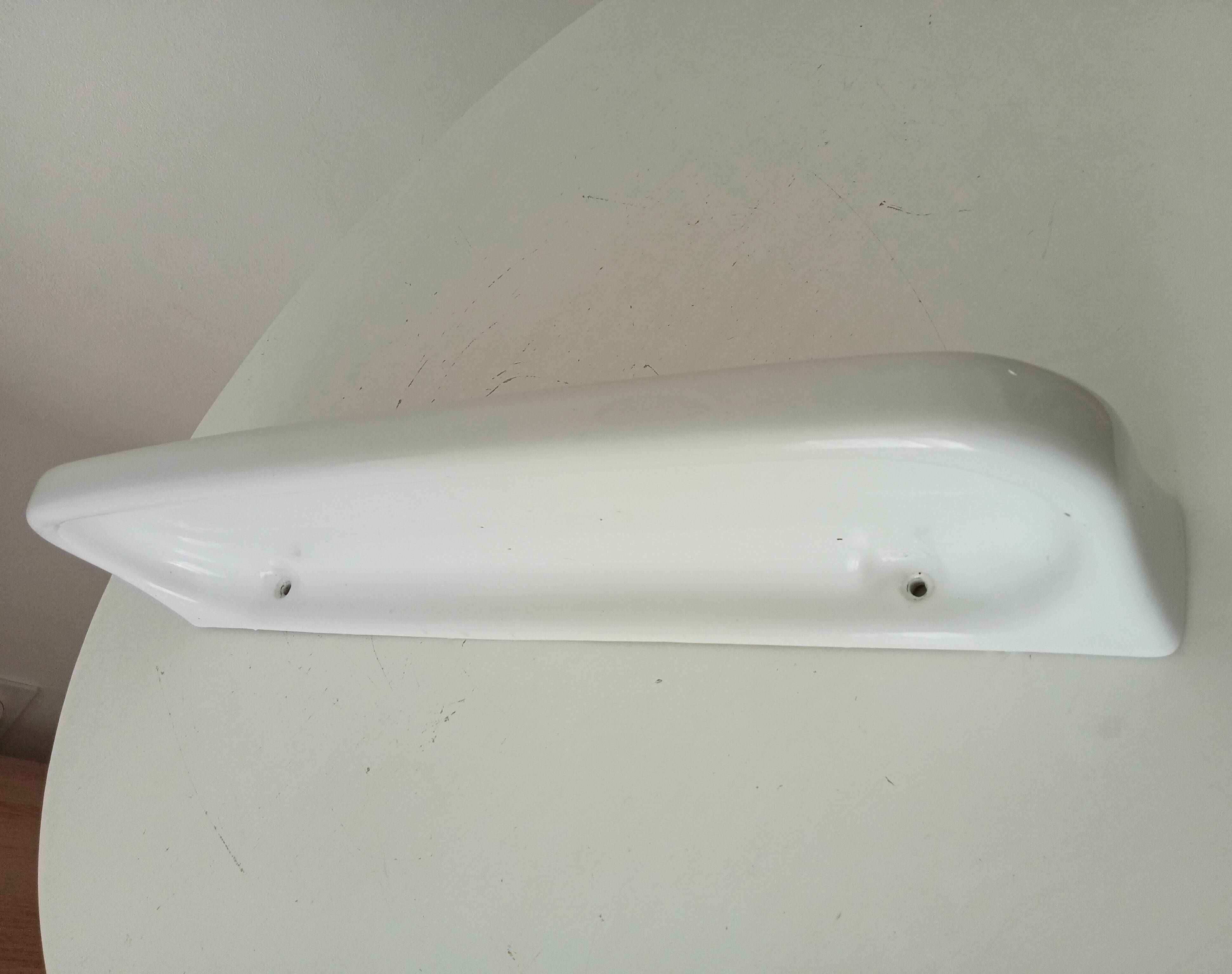 Vintage porcelain wall shelf