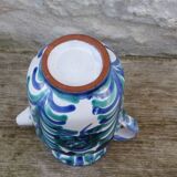 Vintage blue ceramic jug