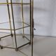 Vitrine pour miniatures, armoire en verre et laiton