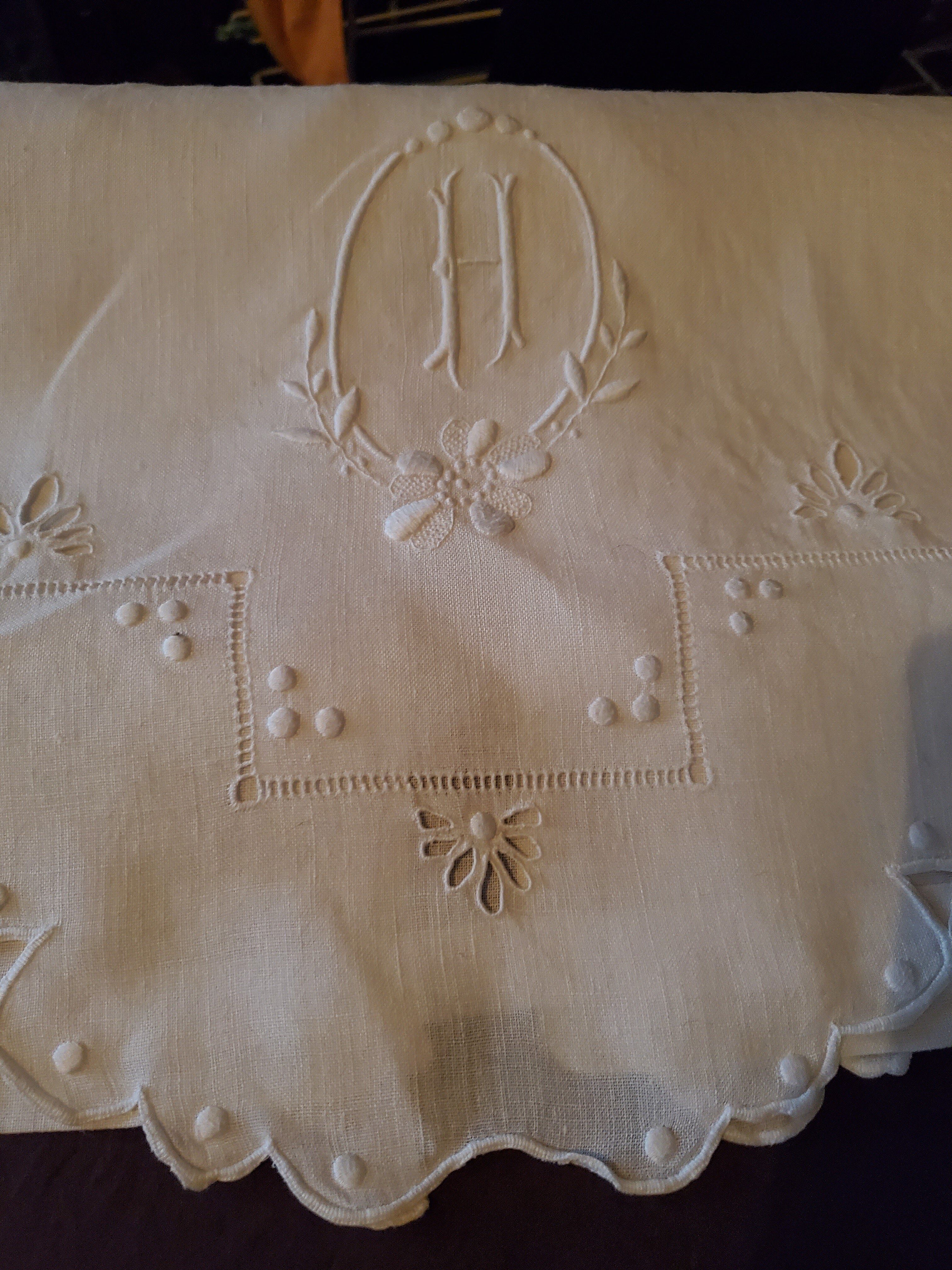 Embroidered sheet H