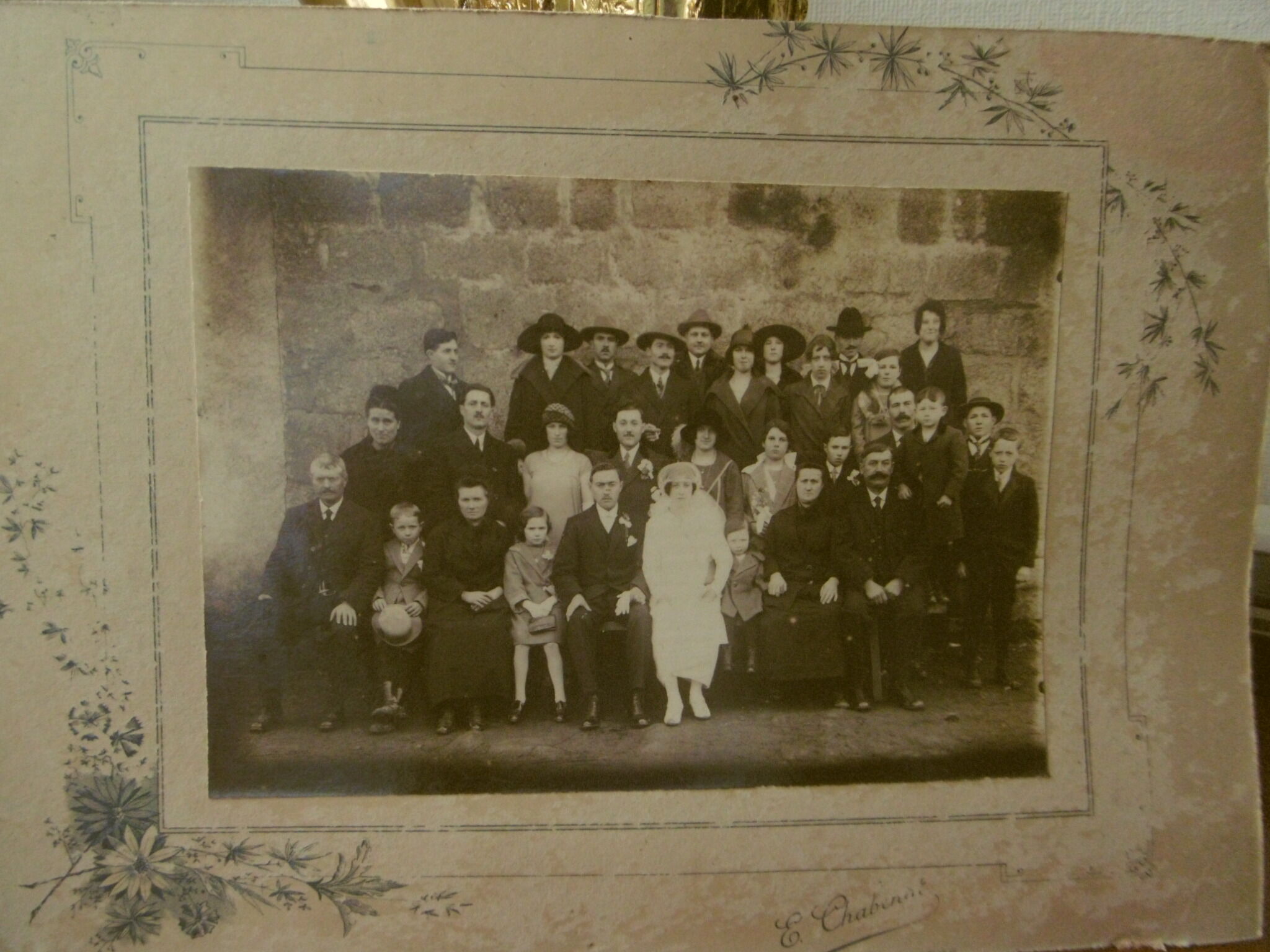 wedding photo in Berry in 1920