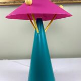 Lampe vintage colorée