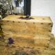 Caisse en bois brut