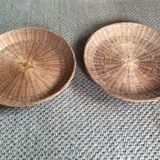 Set de 2 corbeilles en osier