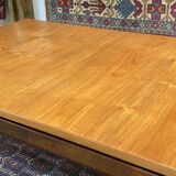 70s English teak table with a butterfly extension