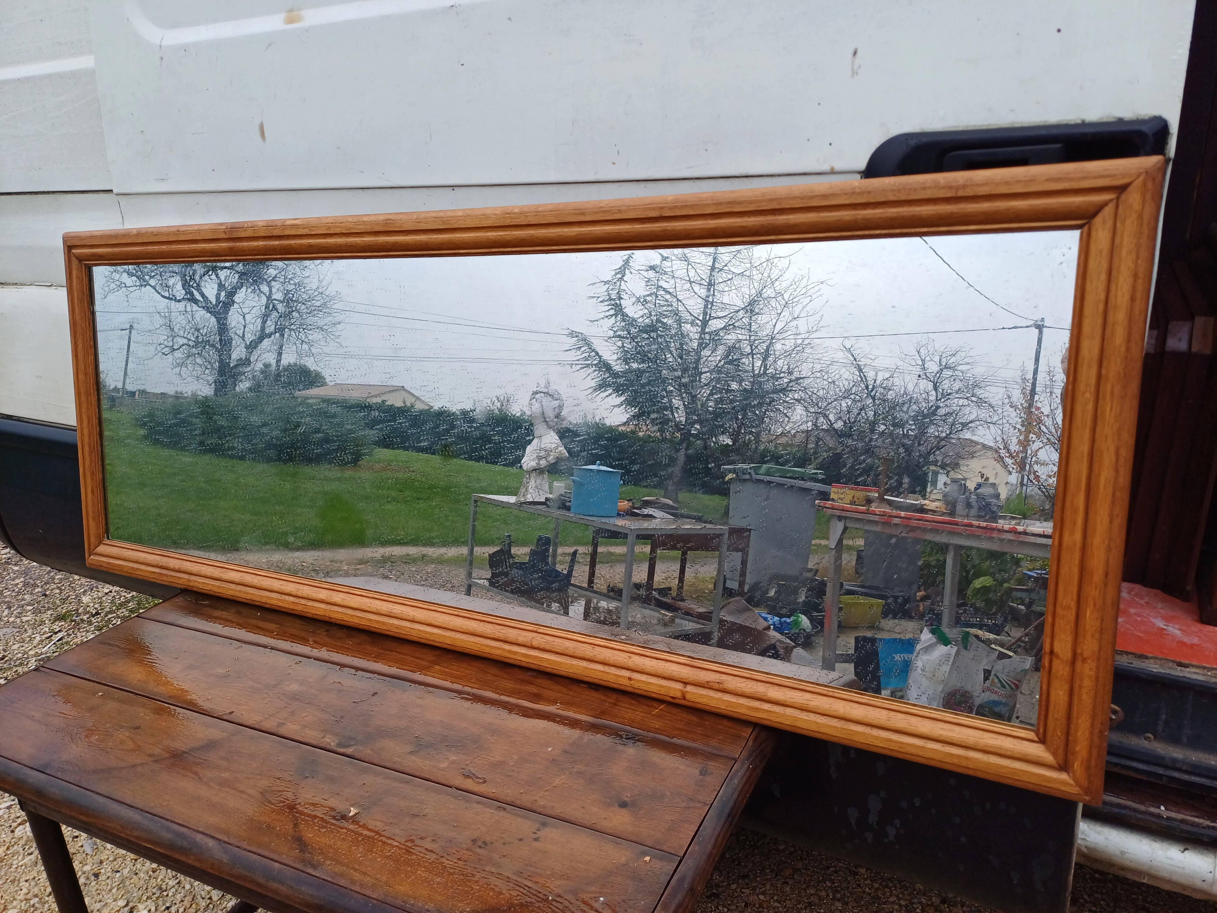 Oak mirror from the 1930s