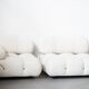 Camaleonda, B&B 2-seater sofa and 3-seater sofa in bouclè fabric, 1970
