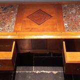 Cherry lounge table with secret cache