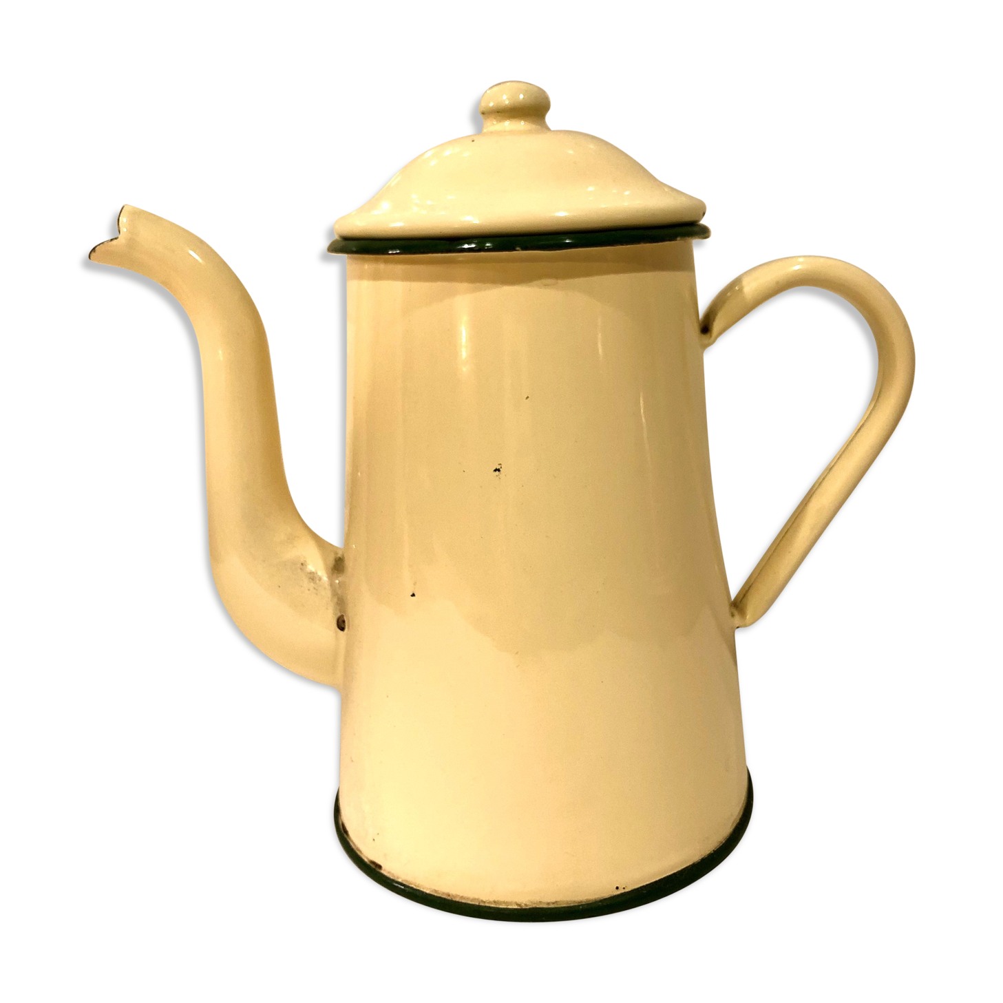 Enamelled coffee maker of the 1950s