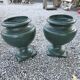 Paire de vases medicis en fonte du XIXème