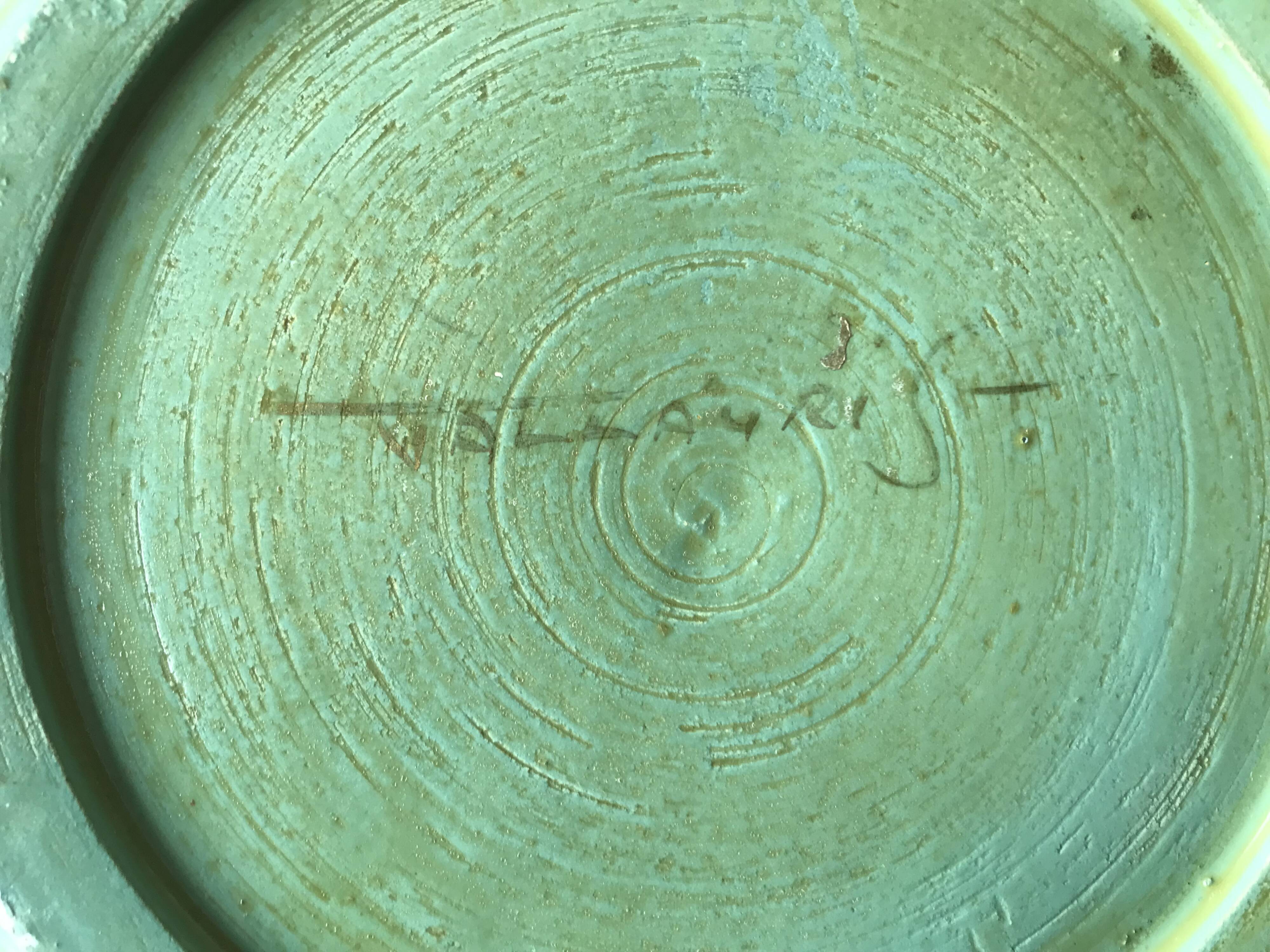 Ceramic vase by Louis Giraud, Vallauris, circa 1940.
