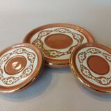 Verceram trivet and 2 bottle coasters