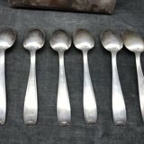 Lot of 12 cutlery in silver metal Deetjen 100