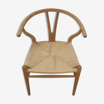 CH24 Wishbone chair in soapy oak by Hans Wegner