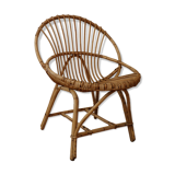 Round rattan chair