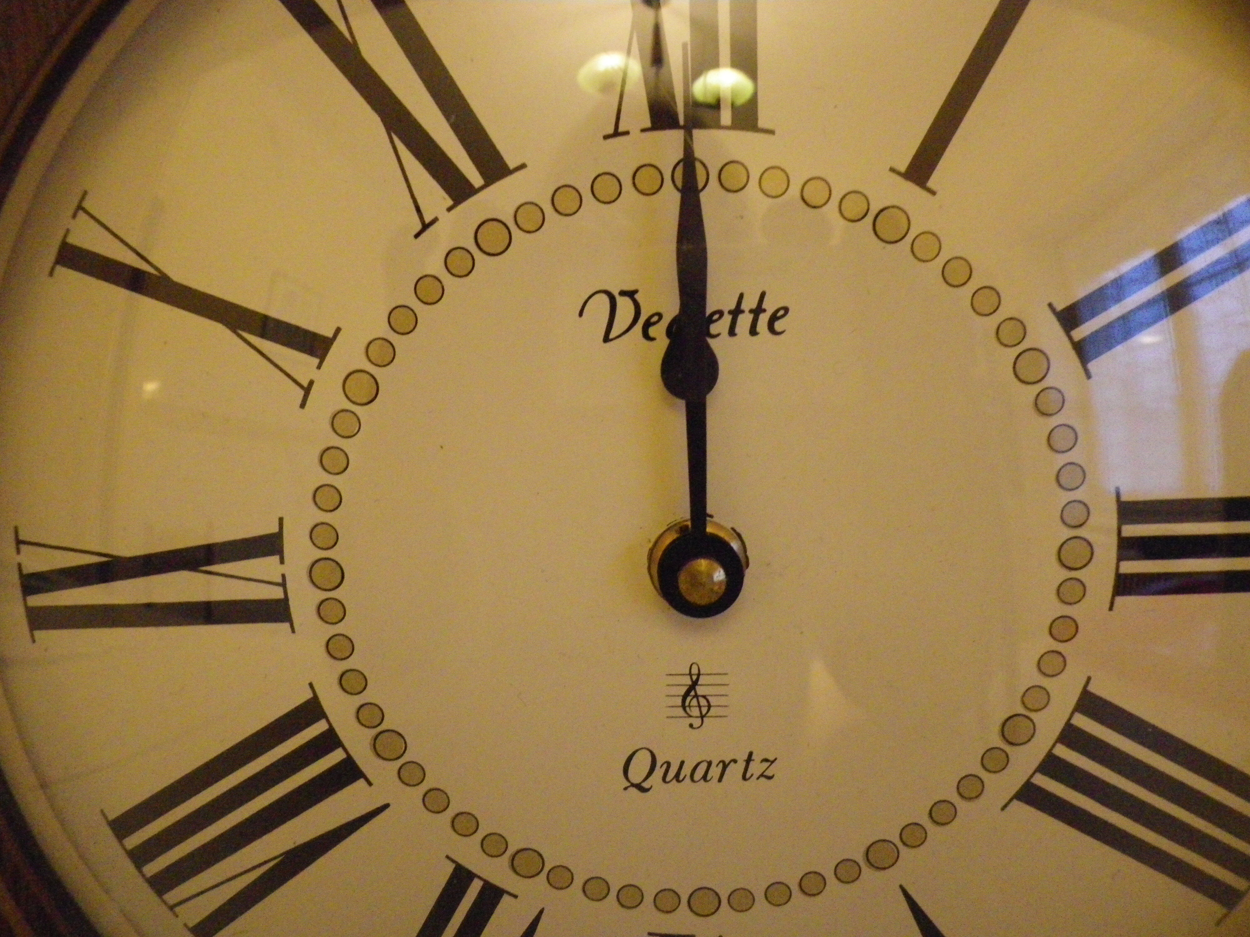 Wall Clock Star - Laiton, glass, formica - 1960s