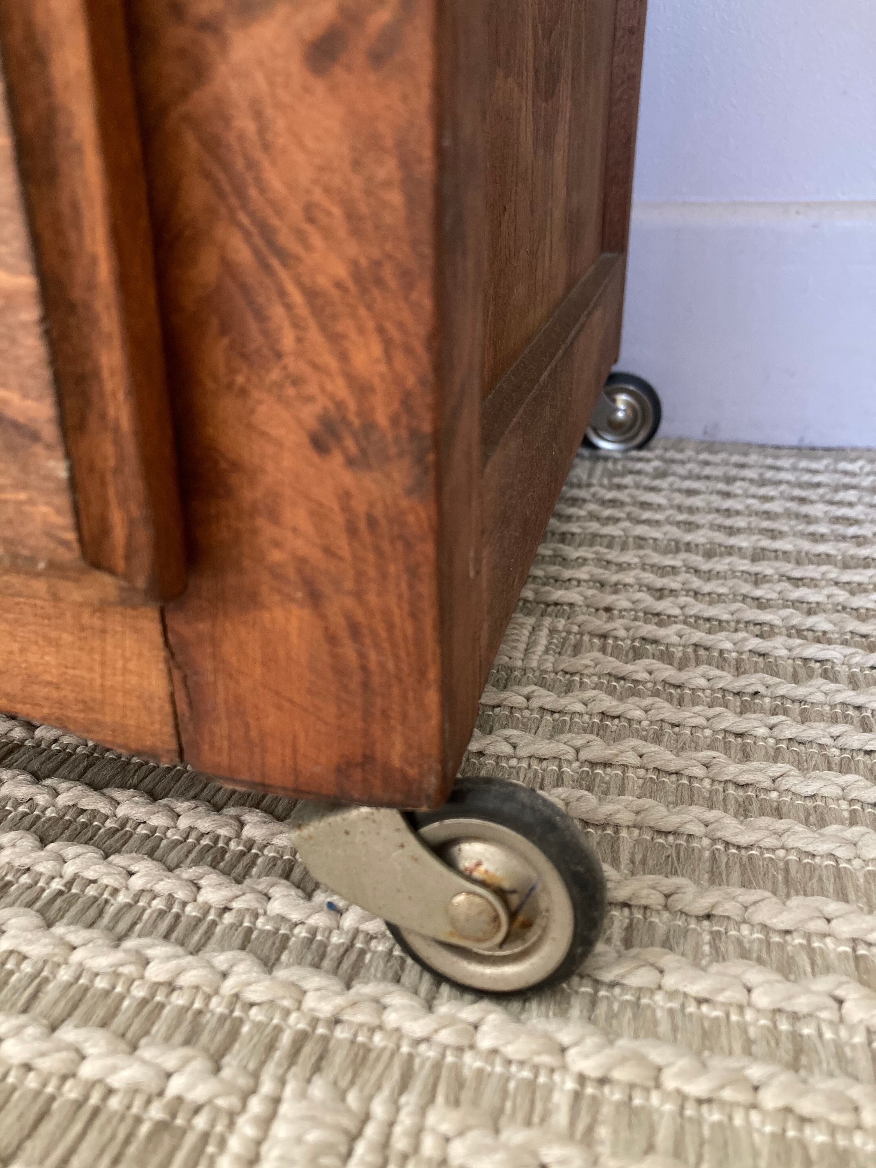 Vintage dresser dresser on wheels