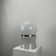 Lampe de table en verre et chrome par Goffredo Reggiani 1960