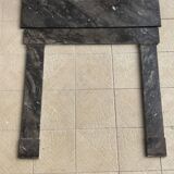 19th-century marble fireplace