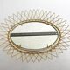 Erdecor Escaut retractable mirror tray • Gilded with fine gold • 1950