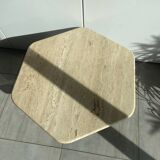 Travertine coffee/side table