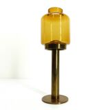 Honey glass candle holder Hans-Agne Jakobsson markaryd l 10232 1960