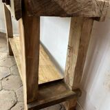 Small old wooden workbench
