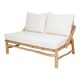 Arcila 2-seater wooden bench