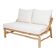 Arcila 2-seater wooden bench